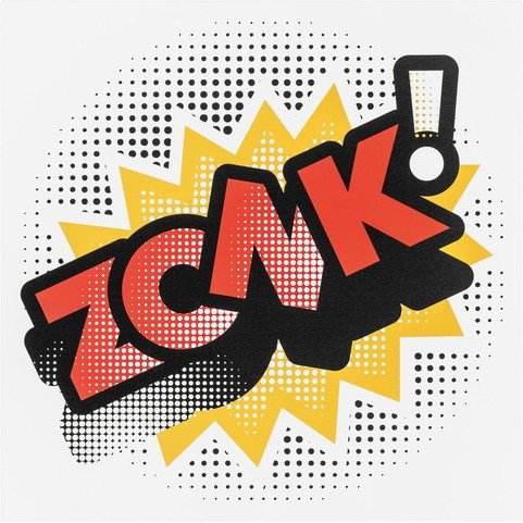 Накладка металлическая на фасад Comic Zonk С рисунком Накладка металлическая на фасад Comic Zonk С рисунком
