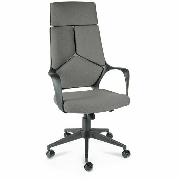 Кресло офисное / IQ / (black plastic, dark grey) черный пластик / темно-серая ткань Кресло офисное / IQ / (black plastic, dark grey) черный пластик / темно-серая ткань