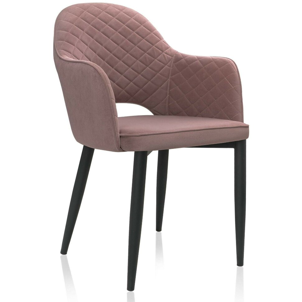 Стул на металлокаркасе Vener light purple / black Стул на металлокаркасе Vener light purple / black