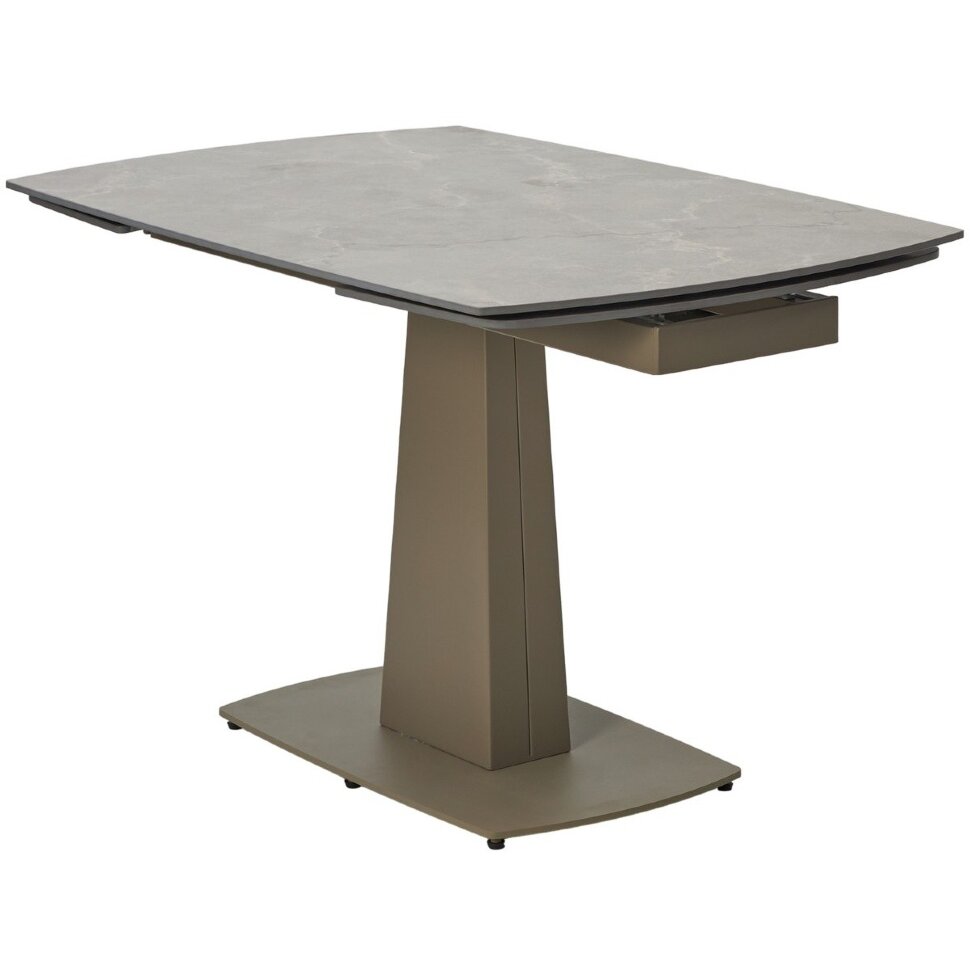 Стол БАЛД (BALDE) 140 цвет ЛАТТЕ МАТОВЫЙ (MATT LATTE STONE SOLID CERAMIC) / ТАУПЕ, ®DISAUR Стол БАЛД (BALDE) 140 цвет ЛАТТЕ МАТОВЫЙ (MATT LATTE STONE SOLID CERAMIC) / ТАУПЕ, ®DISAUR