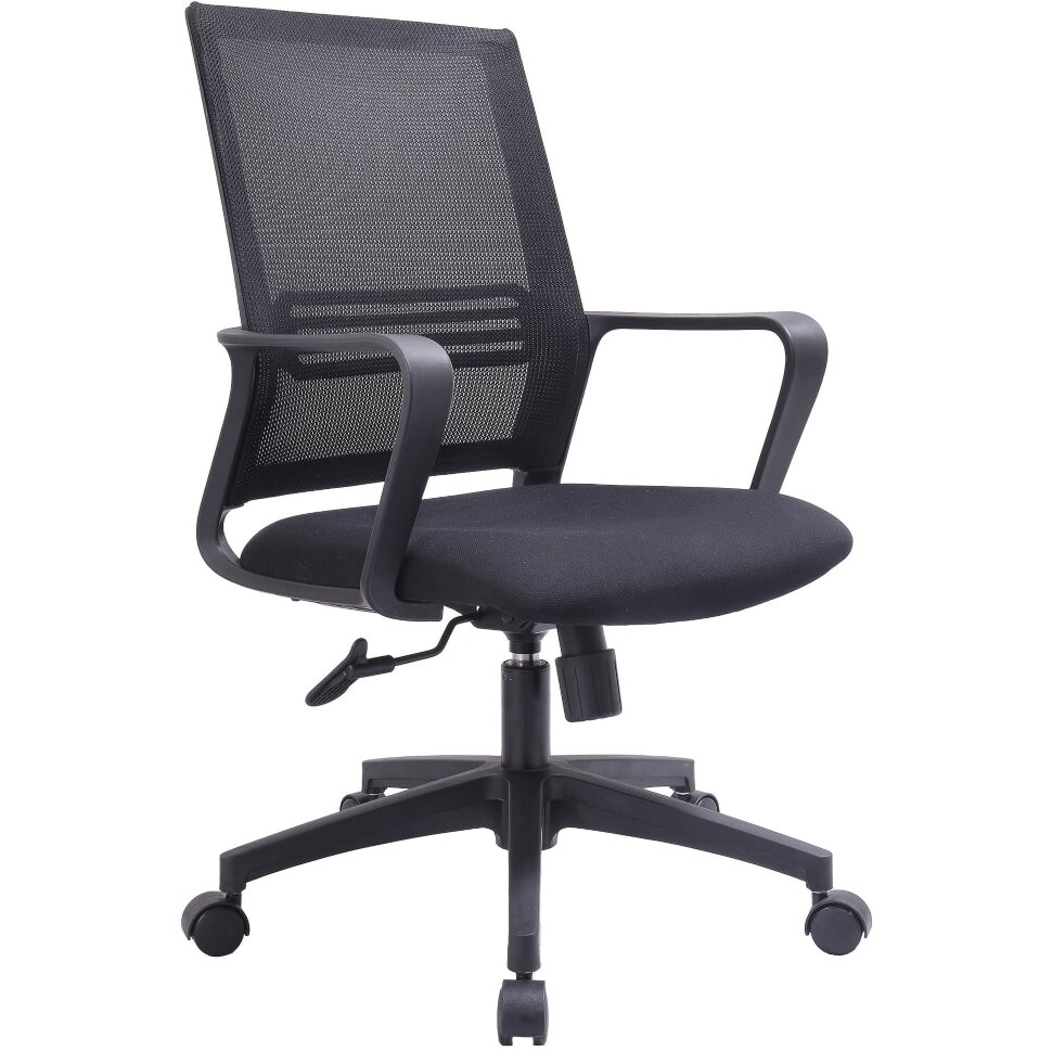 TopChairs Simplex офисное черный в обивке из текстиля с сеткой, механизм качания Top Gun TopChairs Simplex офисное черный в обивке из текстиля с сеткой, механизм качания Top Gun