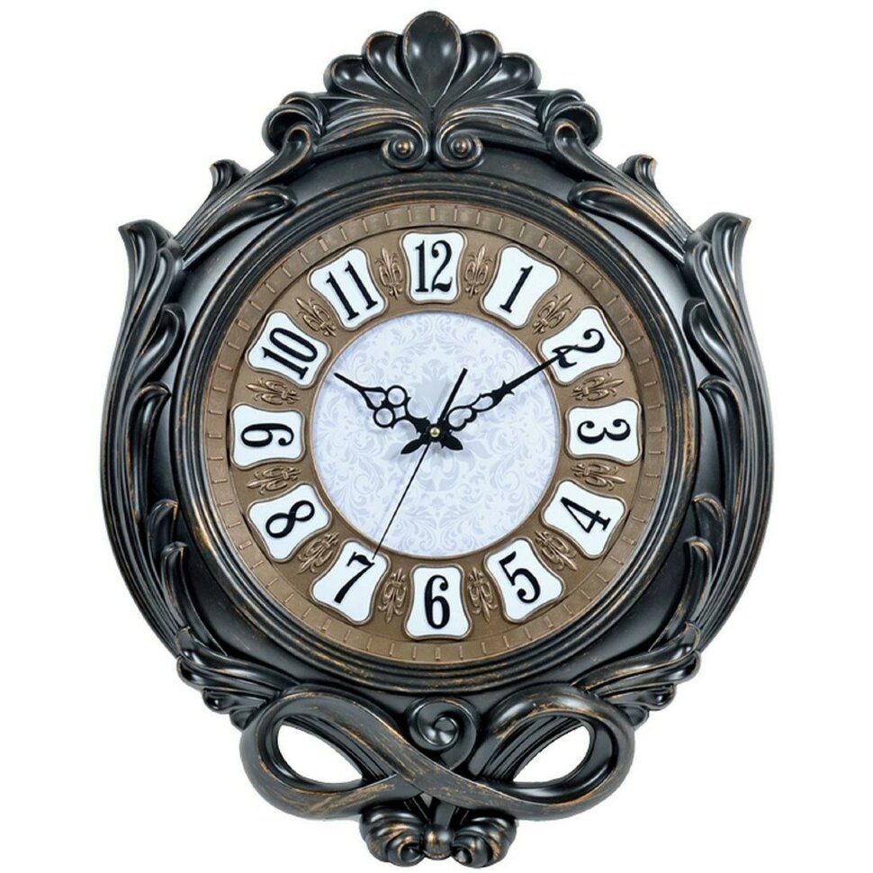 Часы настенные HOME DECOR 6535 BLACK Черный Часы настенные HOME DECOR 6535 BLACK Черный