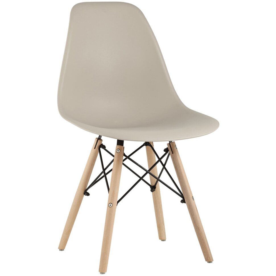 Стул Eames Style DSW бежевый Стул Eames Style DSW бежевый