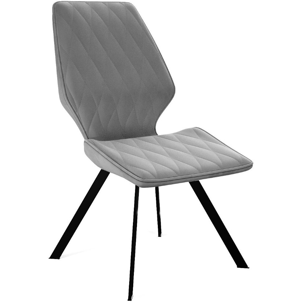 Стул DikLine 242M B22 GREY/ ножки черные Стул DikLine 242M B22 GREY/ ножки черные