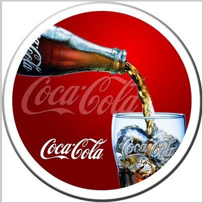 Квадратная столешница Werzalit (70х70 см) Coca Cola 2 печать Белый Квадратная столешница Werzalit (70х70 см) Coca Cola 2 печать Белый